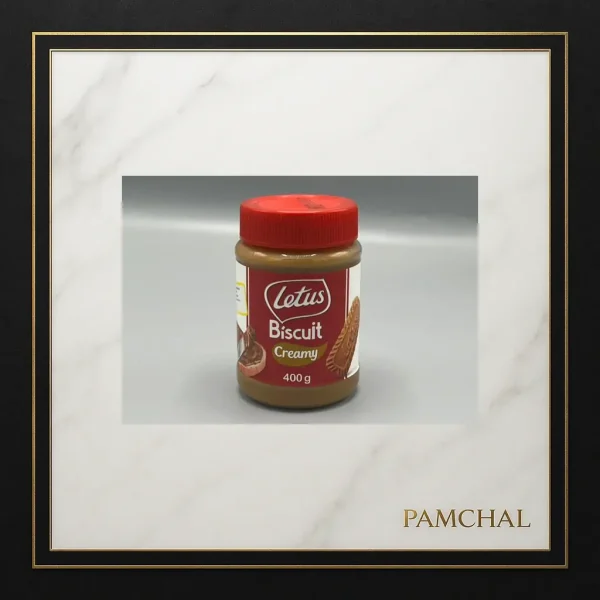 خرید کرم بیسکویت لوتوس ایرانی ۴۰۰ گرمی | طعم کاراملی دلپذیر و بافت نرم | پامچال مشهد - Image 2
