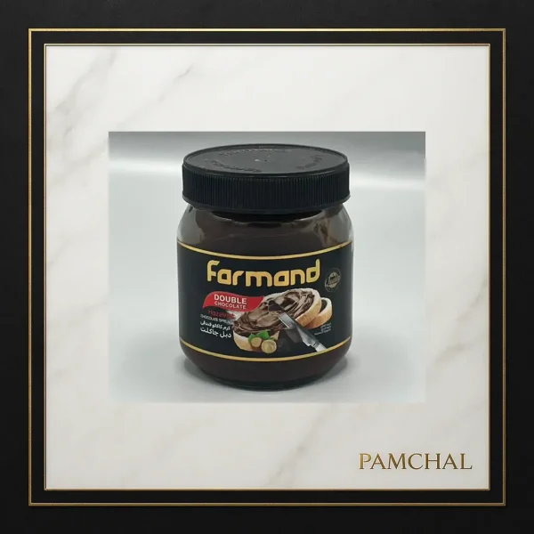 خرید کرم کاکائو تلخ فندقی دابل چاکلت فرمند ۳۳۰ گرمی | طعم غلیظ و اصیل کاکائو | پامچال مشهد - Image 2