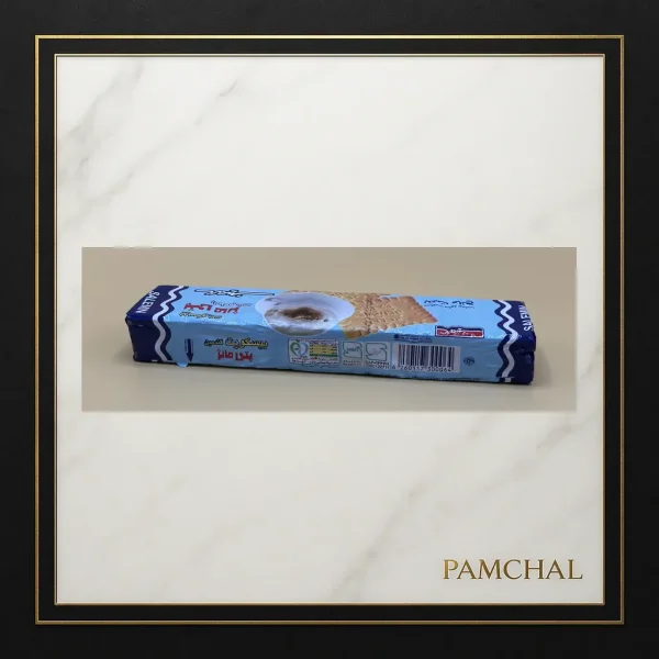 خرید بیسکویت پتی مانژ شیری ۱۲۵ گرمی سالمین – پتی بور شیری ترد و مغذی | پخش پامچال مشهد - Image 3