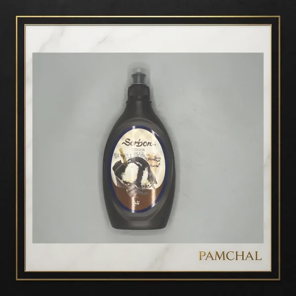 سس شکلات دارک سوربُن ۵۰۰ گرمی | سس کاکائویی تلخ حرفه‌ای برای دسر و کیک | فروشگاه پامچال مشهد - Image 2