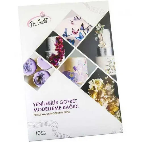 vafer-paper-dr-gosto خرید ویفر پیپر گستو بسته ۱۰ عددی | ورق خوراکی شیرینی و کیک با کیفیت اروپایی – پخش پامچال مشهد - Image 1
