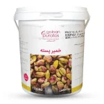 خرید خمیر 100% پسته گلنان پوراتوس | خمیر پسته خالص | مناسب فیلینگ و شیرینی‌پزی | ارسال سراسری